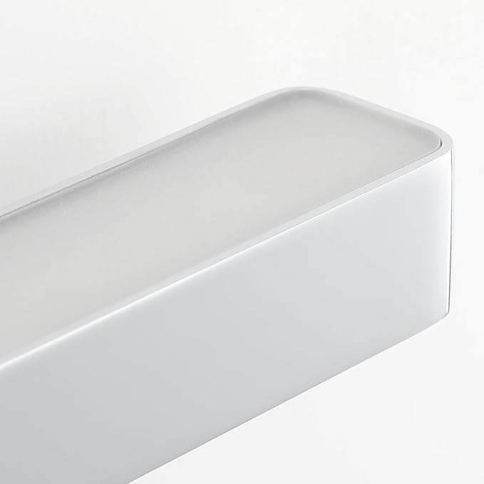 LED Modern Bathroom Vanity Light Fixtures (40-Inch, Cool White 6000K), Modern Acrylic Bathroom Wall Lighting Fixtures for Bathroom Over Mirror, Chrome