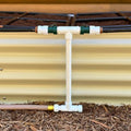 Garden Grid Manifold - 15" Tall, Double Style | Link All of Your Garden Grids So They Water Together | Ideal for Side-By-Side Garden Grid Connections