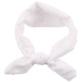 Baby Girl's Cute Toddler Bow Headbands Bowknot Rabbit Hairband Headwear for Daily Life Travel Photography (White)