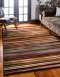 Unique Loom Barista Collection Area Rug - Icatu (2' 2" x 3' 1" Rectangle, Beige/ Brown) - size: 2'2" x 3'1" (Rectangular)