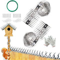 Anti-Climb Spikes for Raccoon & Bird Protection - Heavy-Duty Stainless Steel Barrier Nails for Fence, Roof, Trees | Outdoor Animal Climb Prevention (2PCS)