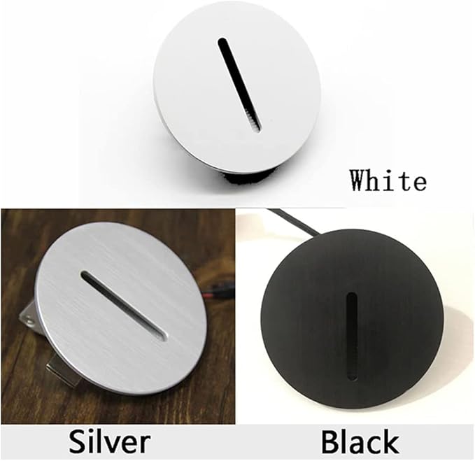 TTPP 1W LED Recessed Wall Lamp Stair Light AC85-265V Step Light Indoor Recessed Staircase Lamp Stairway Corridor Wall Foot Lamp Sconce Lights-CoolWhite-Silver