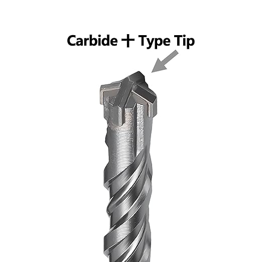 11/16 x 31 inch SDS Max Rotary Hammer Drill Bit, 18 x 800mm Masonry Drill Bit,Concrete Drill Bit for Masonry, Brick, Stone, Concrete (Length :800mm / 31 inch, 18mm (11/16 in) Diameter)