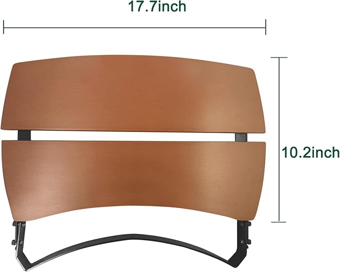 Side Shelves Big Green Egg Accessories, Composite 2 Slat Egg Mates for Large Big Green Egg with Folding Side Shelves Replacement Parts Grill & Smoker Accessories