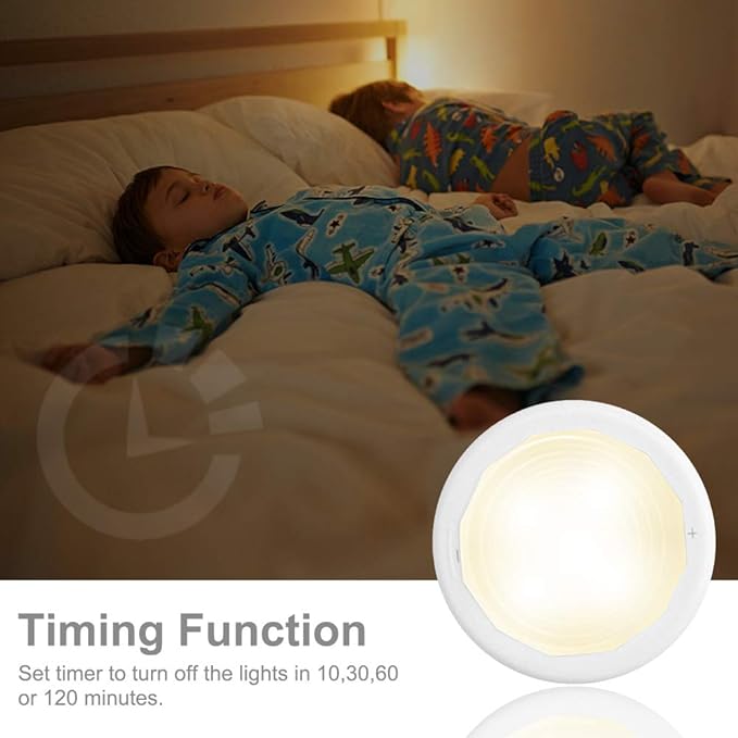 LED Puck Lights 6 Pack, Remote Control, Warm White Brightness Dimmable Battery Powered Touch Closet Cupboard Kitchen Wardrobe Lights