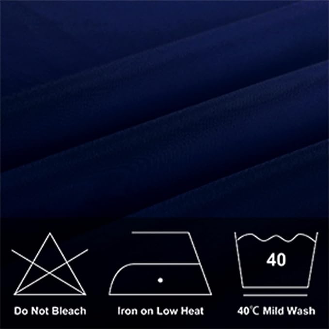 6 Pack Navy Blue Round Tablecloths 108 Inches Table Cloth Stain and Wrinkle Resistant Washable Polyester Table Cover Fabric for Party, Wedding,Dining,and Banquet Decoration