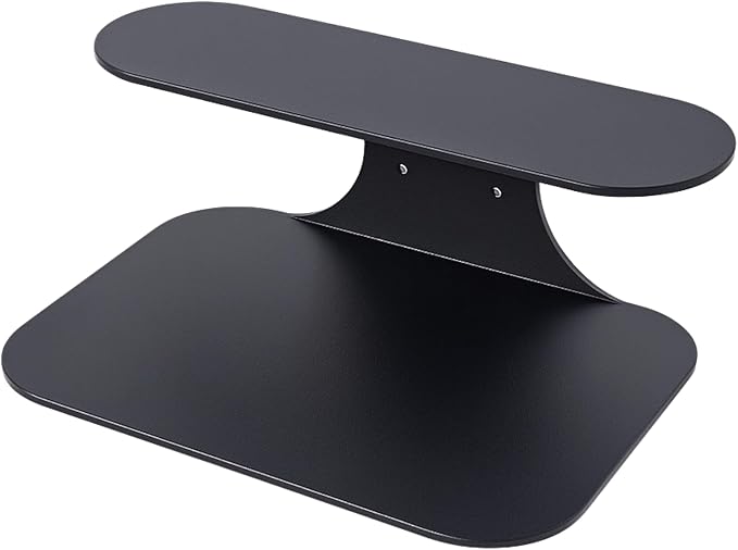 Black Metal Floating Nightstand – Wall Mounted Bedside Shelf for Bedroom, Minimalist Modern Floating Shelf, Powder-Coated Steel Wall Rack (Medium - 15.4")