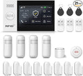 PGST Wireless Home Alarm System,Smart Home Security Systems with 4G SMS/Tuya App Instant Alerts,Motion Detector,Door Alarm Sensors,Alexa Voice Control for Apartment,Office,No Monthly Fee