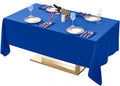Surmente Blue Tablecloth 60 x 102-inch Rectangular Polyester Table Cloth for Weddings, Banquets, or Restaurants
