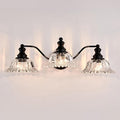 XIEDUN Farmhouse Vanity Lights for Bathroom Light Fixtures Black Vanity Lights 3 Light Bathroom Light Fixtures