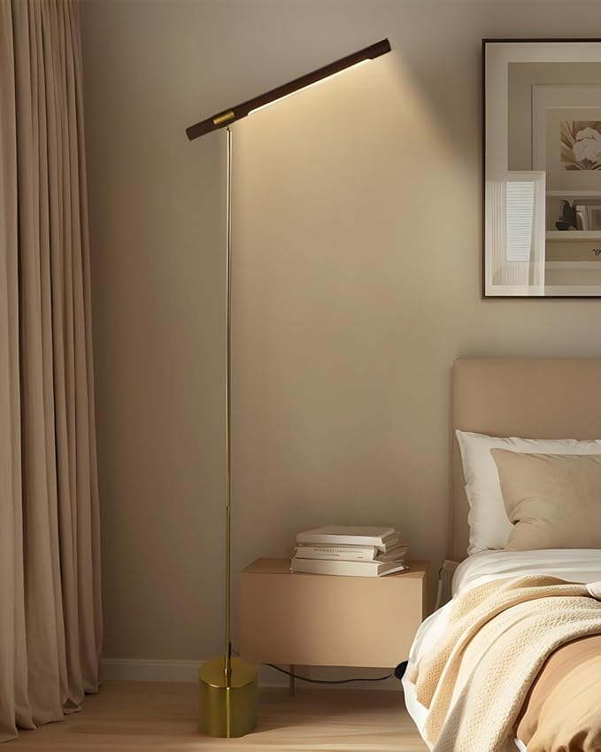 Floor Lamps for Living Room - Tall Standing Lamp Modern Bedroom Lamps with Remote Reading Light for Living Room,Bedroom,Office,Kids Room