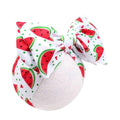 YanJie Watermelon Bow Headband for Girls Newborn Infants Toddlers - Red, 1 Count