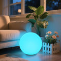 14-in LED Ball Light, Rechargeable Outdoor Globes Light Dimmable RGB Color Changing Globe Floor Lamp w/Remote, Modern Versatile LED Globe Orb Lights Waterproof Glowing Orb Lamp for Home Yard Lawn Path