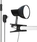 Clamp Light, Super Bright Clip Lamp for Book Reading in Bed Headboard Light, Easy to Attach Illumination Powerful Small Compact Clamp Lamp Black