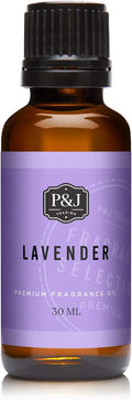 P&J Fragrance Oil | Lavender Oil 30ml - Candle Scents for Candle Making, Freshie Scent, Soap Making Supplies, Diffuser Oil Scents