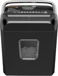 Bonsaii Paper Shredder, 3.4 Gals Wastebasket, 5-6 Sheet Crosscut Shredder for Home Use