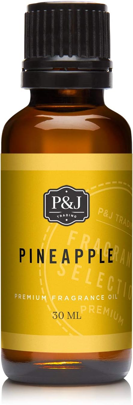 P&J Trading - Pineapple Scented Oil 30ml - Fragrance Oil for Candle Making, Soap Making, Diffuser Oil