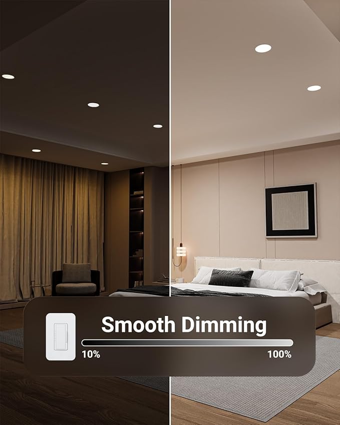 Sunco 48 Pack Recessed Lighting 6 Inch LED, Canless Ceiling Lights Slim with Junction Box, 1200 LM, 14W (100W Equivalent), 2700K Soft White, Dimmable, Wafer Thin, 50000 Lifetime Hours ETL
