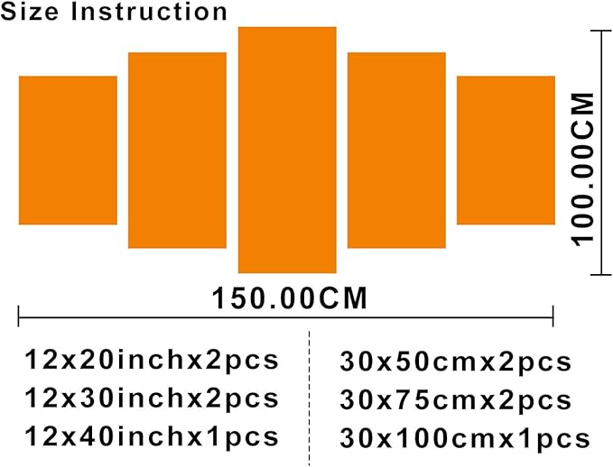 5 Panel Canvas Wall Art for Living Room Artwork Home decor Artificial Intelligence Technology Wall Pictures for Bedroom Digital Brain Posters and Prints Modern Painting House Decorations 60"Wx40"H