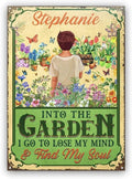 And Into The Garden I Go Gardening, Garden Sign, Personalized Custom Classic Metal Signs Garden Yard Wall Decorative Metal Sign (15)