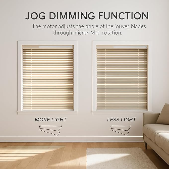 Remote Control Motorized Roller Shade Kit for 1.5" Tube (38mm) | Rechargeable Electric Blind Motor | Wireless DIY Retrofit Driver | Quiet RF433 | High Torque & Long Battery Life (2.0 N.m Torque)