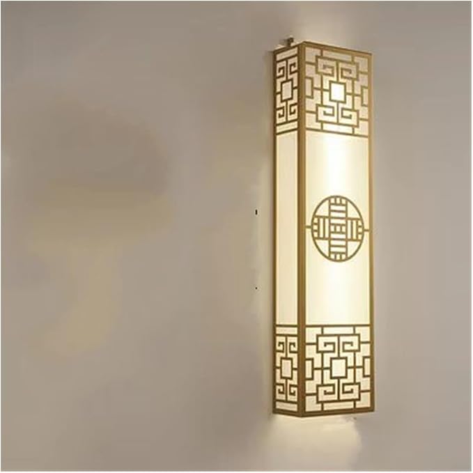 Chinese Style Bedroom Wall Lamp Strip Shaped Zen Background Wall Bedside Lamp Living Room,Simple