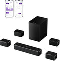 ULTIMEA 7.1Ch Soundbar with Dolby Atmos, APP Control, Surround Sound System for TV, 4 Wired Surround Speakers, Sound Bar for TV with 6.5" Wireless Subwoofer, Soundbar for TV, Poseidon D80 Upgraded