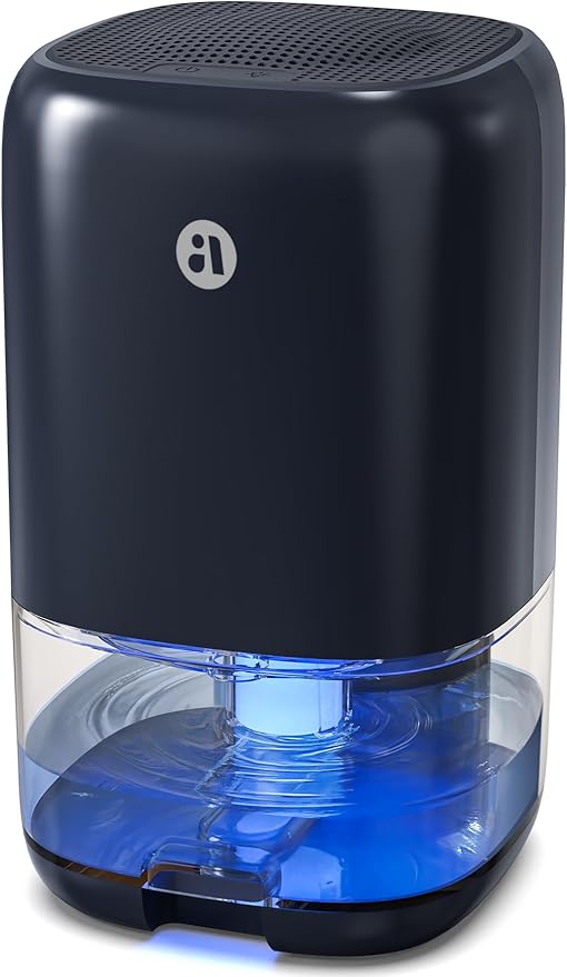 TABYIK Dehumidifier, 35 OZ Small Dehumidifiers for Room for Home, Quiet with Auto Shut Off, Dehumidifiers for Bedroom (280 sq. ft), Bathroom, RV, Closet,Blue