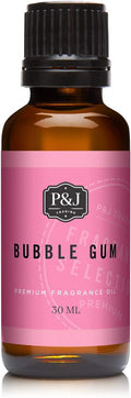 P&J Fragrance Oil Bubble Gum 30ml - Candle Scents, Soap Making, Diffuser Oil, Aromatherapy