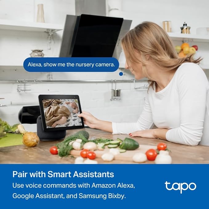 Tapo 1080p Indoor/Outdoor Security Camera - Free Person/Motion/Baby Cry Detection, Color Night Vision, IP65 Weatherproof, SD/Cloud Storage, Works w/Alexa & Google Home HybridCam, Black