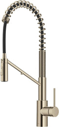 KRAUS Oletto 2-in-1 Commercial Style Pull-Down Single Handle Water Filter Kitchen Faucet for Reverse Osmosis or Water Filtration System in Spot-Free Antique Champagne Bronze, KFF-2631SFACB