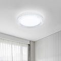 Ultra Thin 7 Inch LED Flush Mount Ceiling Light, 18W 5000K Hardwire Fixture, Round White Lamp for Kitchen Bedroom Hallway