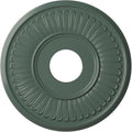 Ekena Millwork CM15BECBF 15 3/4"OD X 3 7/8"ID X 3/4"P Berkshire Ceiling Medallion Fits Canopies Up to 7", Cloud Burst