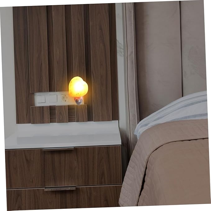 Ciieeo Led Night Shape Crystal Bathroom Home Decor Plug Night Plug Relaxing Atmosphere