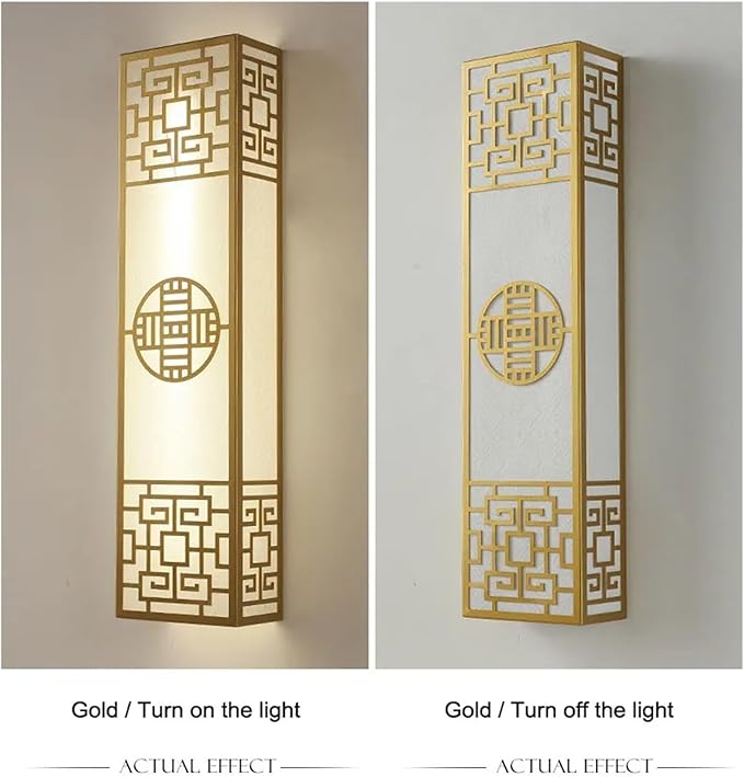 Chinese Style Bedroom Wall Lamp Strip Shaped Zen Background Wall Bedside Lamp Living Room Hallway Stairs Hotel Lighting,Delicate