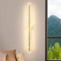 Modern Wall Sconces 39.4In Gold Wall Light Fixtures Dimmable LED Sconce Wall Lighting Indoor Hardwired Wall Lamps for Living Room Bedroom Hallway Stairs