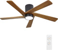 WINGBO 54 Inch Flush Mount DC Ceiling Fan