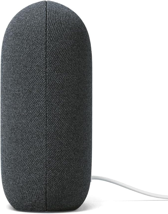 Google Audio Bluetooth Speaker - Wireless Music Streaming, Powerful Sound, Assistant Built-in, Wi-Fi and Bluetooth Connectivity, Smart Home Control, Stereo Pairing (Charcoal)