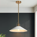 classy leaves Pendant Lights Kitchen Island, 14-Inch Gold and White Metal Pendant Light Fixtures, Modern Kitchen Pendant Lighting Over Island