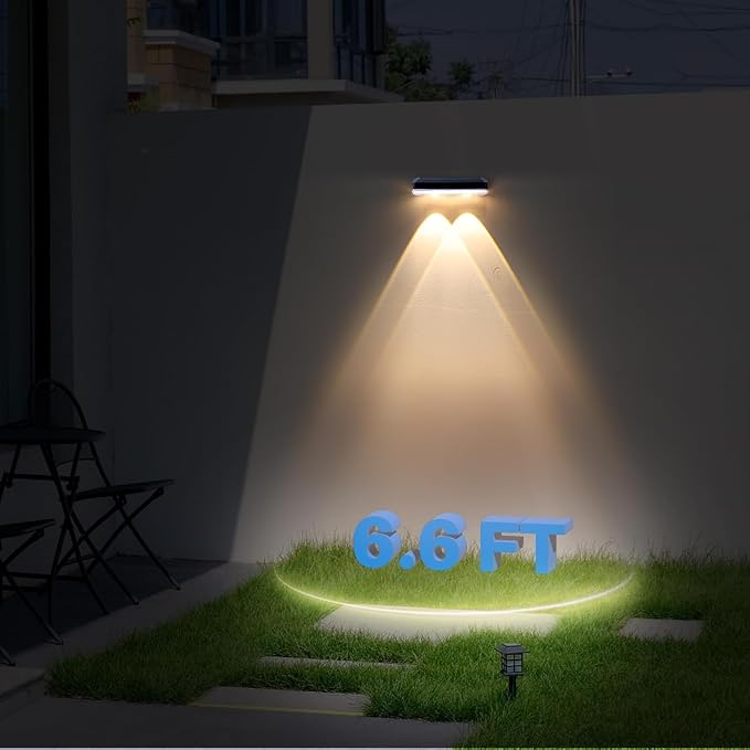Solar Mailbox Light 3000K/4000K/6000K 3 Modes Solar Powered Dusk to Dawn Lighting for Wall, House Number, Address, Sign(1 Pack)