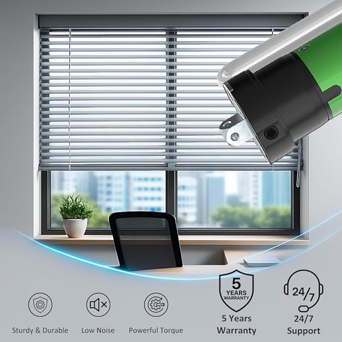 Electric Roller Shade Motor 120V Hardwired Tubular Motor Kit, High Torque Heavy Duty Blind Drive for 1.57”/2” Tube, Mechanical Limit (Switch Control) (10 N.m for Φ40mm (1.57") Octagonal Tube)