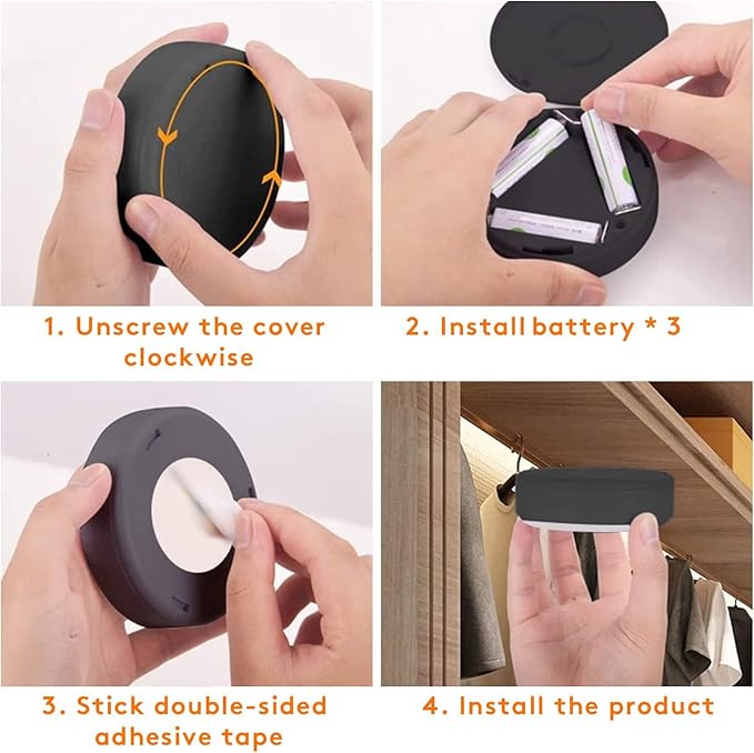 Puck Lights, 13 Colors Changeable LED Puck lightings Battery Powered Dimmable Under Cabinet Lights, Battery Powered Under Counter Lights with 2 Wireless Remote Controls for Kitchen