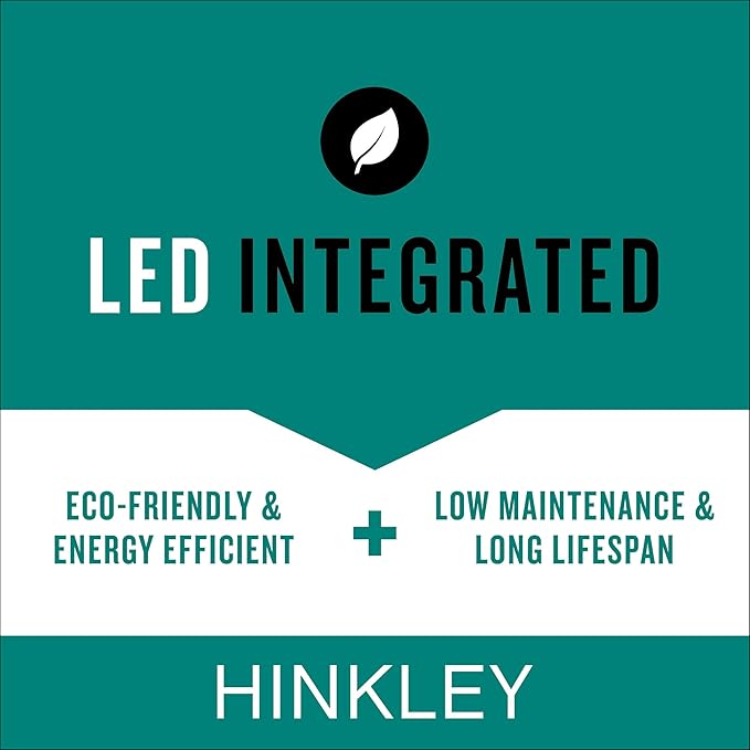 Hinkley Landscape Lighting Luna Horizontal 120v Step Light, Integrated LED 2700K, Line Voltage, Dimmable, Matte Bronze