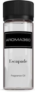 Aroma360 - Escapade Fragrance Oil Scent - Luxury Aromatherapy Scent Diffuser Oil - Hints of Lemon, Ocean, Bergamot, & Fragrant Jasmine - for Essential Oil Diffusers - for Home & Office - 50ML