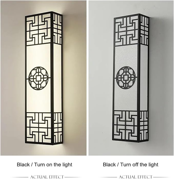 Chinese Style Bedroom Wall Lamp Strip Shaped Zen Background Wall Bedside Lamp Living Room Hallway Stairs Hotel Lighting,Delicate