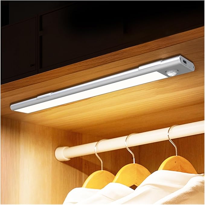 Intelligent Human Body Induction Night Light led Hallway Home Rechargeable Automatic Switch Corridor Corridor Wall Light (Color : Natural Light, Size : 30cm)