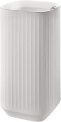 Crescent Garden Modular Self-Watering Tall Planter for Indoor & Outdoor, Modern Tall Square Planter with TruDrop Water Level Indicator for Patio, Corners, Entrance Decor- 20"x20"x38"H (Alpine White)