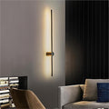 Living Room Minimalist Background Wall Decoration Bedroom Bedside Linear LED Wall Lamp Ceiling Light(White Light,100cm)
