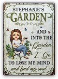 And Into The Garden I Go Gardening, Garden Sign, Personalized Custom Classic Metal Signs Garden Yard Wall Decorative Metal Sign (12)