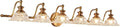 XIEDUN 45" Bathroom Light 6 Light Vanity Light Fixtures (Exclude G9 Bulb) Vanity Lights for Bathroom